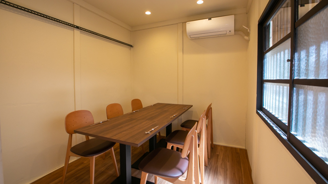 接待利用にも最適な個室